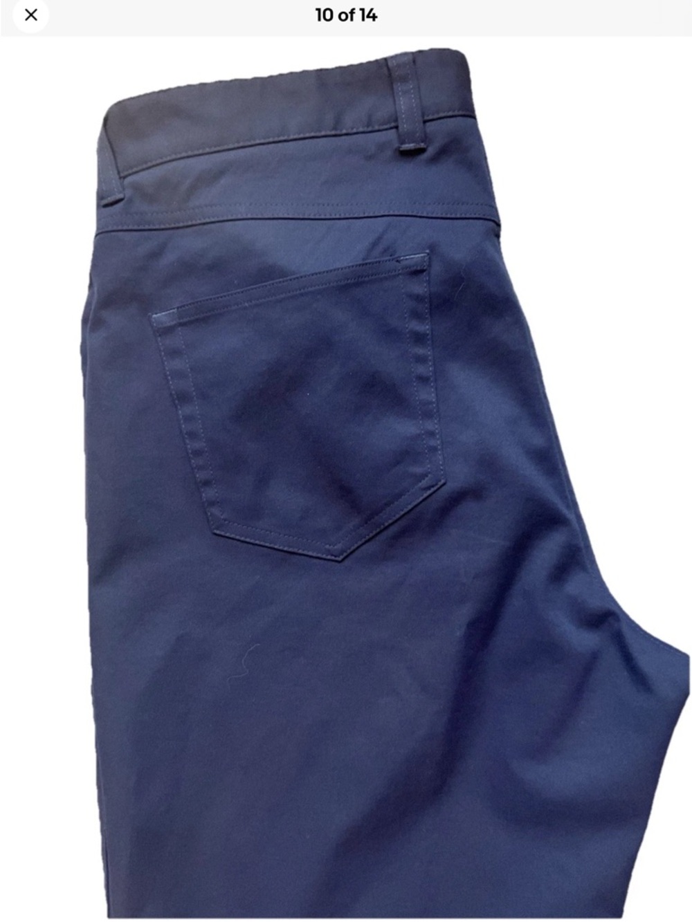 Peter Millar Men's Performance 5-Pocket Pants In Navy Size 36x32 - Picture 10 of 14